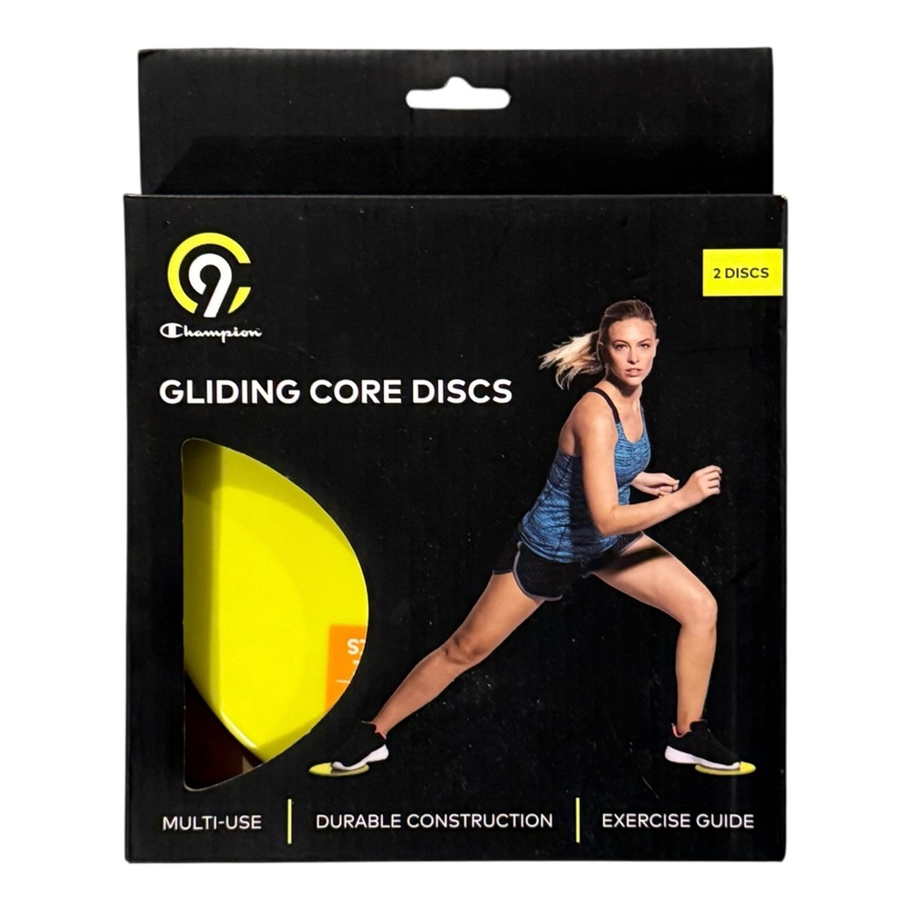 C9 Champion Gliding Core Discs Workout Gym Exercise. NEW.